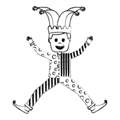 joker jumping surprise fools day character happy