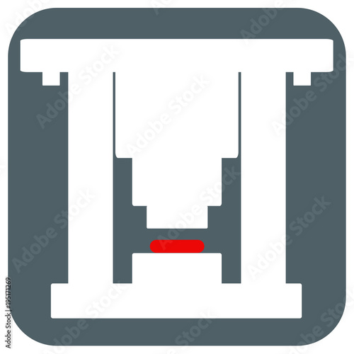 "Stamping press. Icon" Stock photo and royaltyfree images on Fotolia