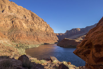 Fototapeta na wymiar Stunning Colorado River view near Lees Ferry, Arizona.