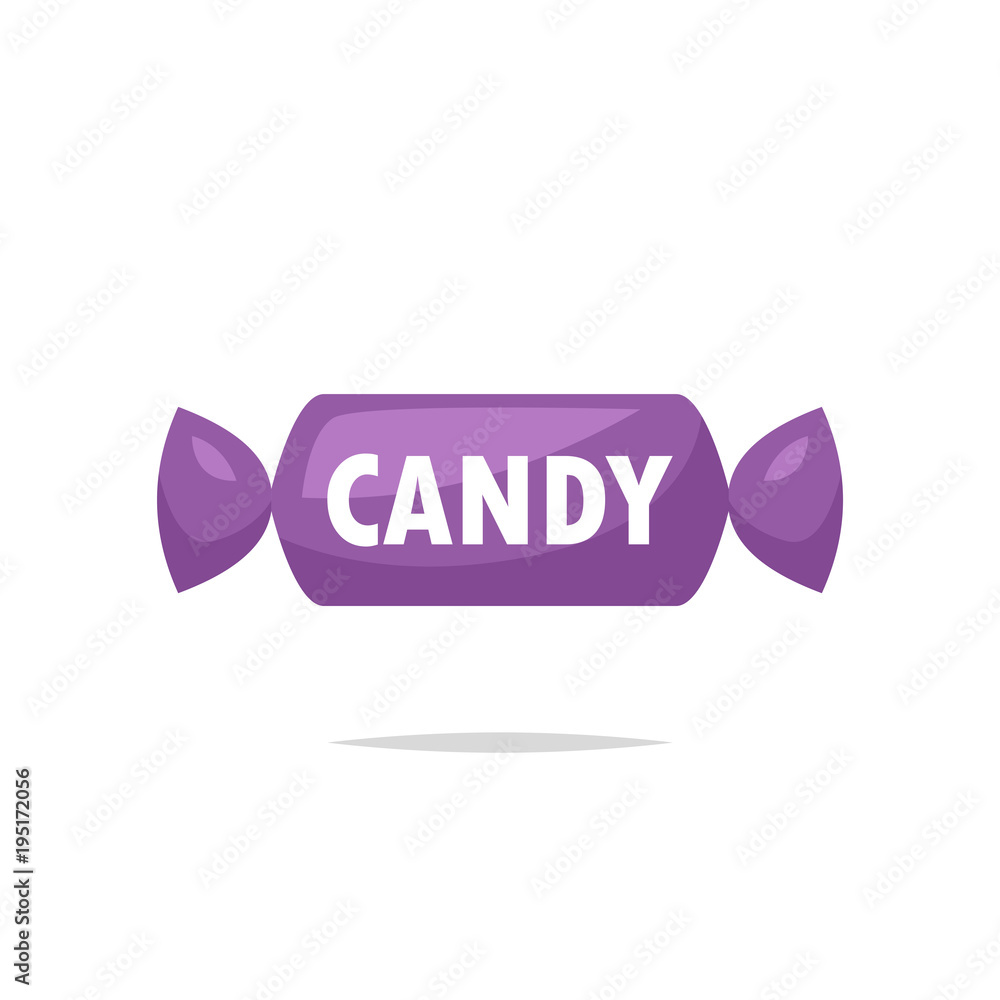 Wall mural Candy icon vector