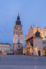 Fototapeta na wymiar Old City of Krakow in the morning