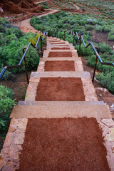 Stair in Wupatki National Monument in Arizona