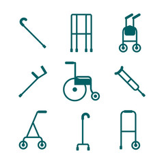 different styles of walkers