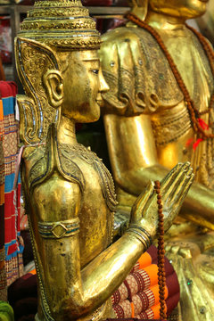 Buddha gold souvenir from India