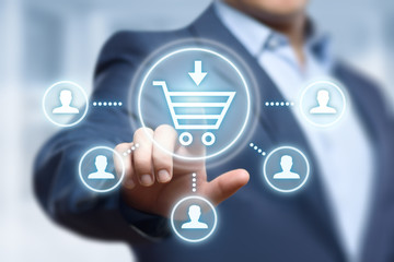 e-commerce add to cart online shopping business technology internet concept