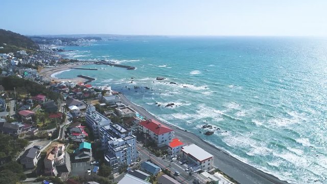 海・ドローン撮影