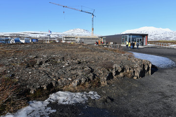 Iceland Golden circle Gja Thingvellir National Park world heritage winter アイスランド ギャウ ゴールデンサークル シンクヴェトリル国立公園 世界遺産