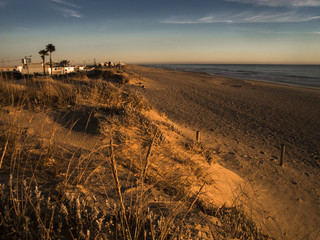 Abendstimmung an Faros Stränden- Algarve