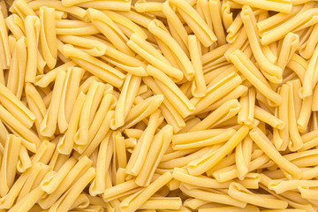pasta spirals in the form of a background