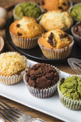 Muffin Cake, tea cake, chocolate cake, walnut cake,