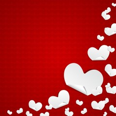 Obraz na płótnie Canvas Happy Valentine's Day Greeting Card vector illustration