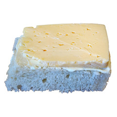 Breakfast. Sandwich bread loaf oil cheese.