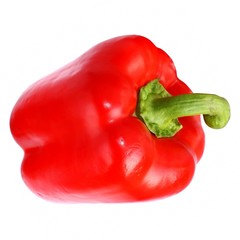 Paprika red yellow green tail.