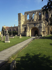 Fototapeta premium Historic Malmesbury Abbey in the Cotswolds,Wiltshire, UK