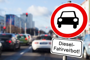Schild Dieselfahrverbot
