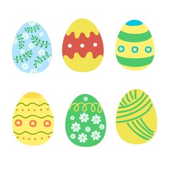 Easter egg. It's spring. Gift. Seasonal celebration. Vector illustration.