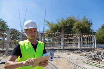 Monitoring construction area.