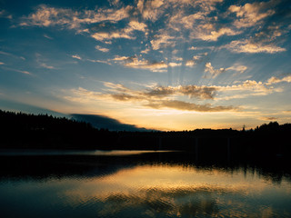 Sonnenaufgang am Lech