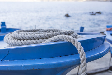 Barche da pesca nel borgo di Chianalea a Scilla, provincia di Reggio Calabria IT	