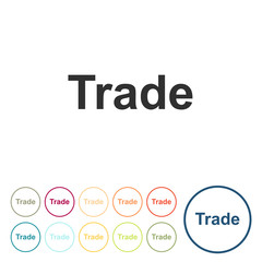 Runde Schaltflächen - Handel - App