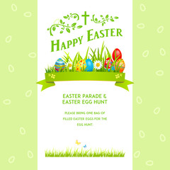 Green Template Easter illustration