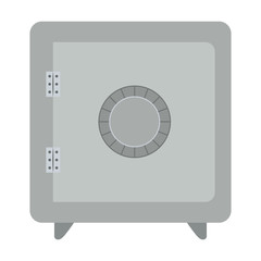 safe money box icon vector illustration design