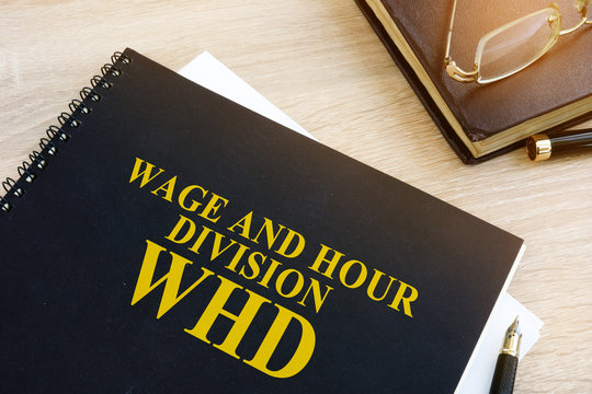 Book With Name Wage And Hour Division (WHD).