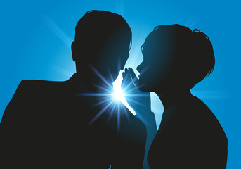 Secret - confidence - confidentiel - rumeur - couple - ami - cancan - information - info - commérage