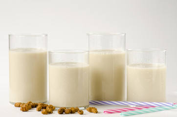 Tiger nut milk. Horchata de chufa.