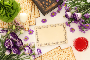 Pesah celebration concept (jewish Passover holiday).