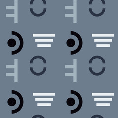Military discipline seamless pattern. Suitable for screen, print and other media.