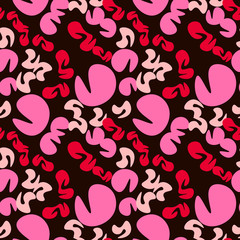 Creatures bird eye view seamless pattern. Suitable for screen, print and other media.