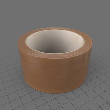 Roll of brown packing tape