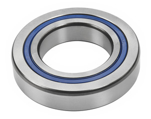 Close up of bearings isolated on white
