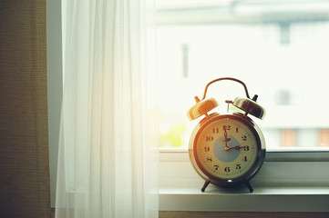 Alarm clock in the morning