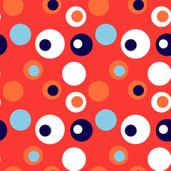 Bubble eye seamless pattern. Suitable for screen, print and other media.