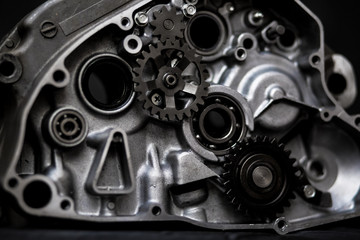 Transmission internal view