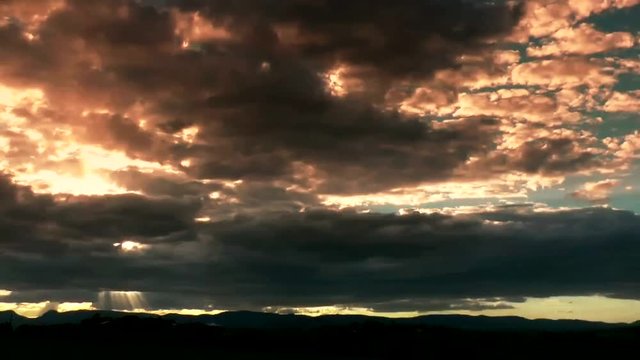 AUSTRALIA - Orange sunset.