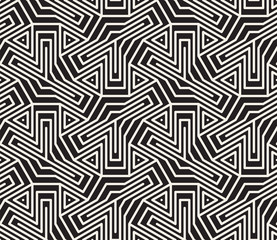Vector seamless pattern. Modern stylish abstract texture. Repeating geometric tiles