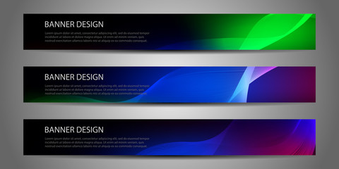 abstract vector modern banner .design templates.Vector illustration.