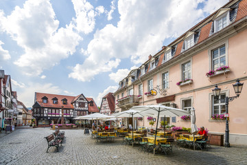 Obraz premium Michelstadt, rynek