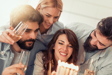 Friends birthday party