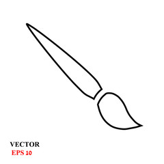 brush icon. vector illustration