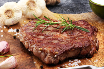 Barbecue Rib Eye Steak, dry Aged Wagyu Entrecote Steak