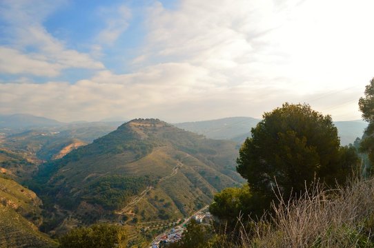 A scenic image close to the city of Granada in Southern Spain.