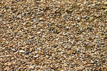 Pebbles on beach in Croatia