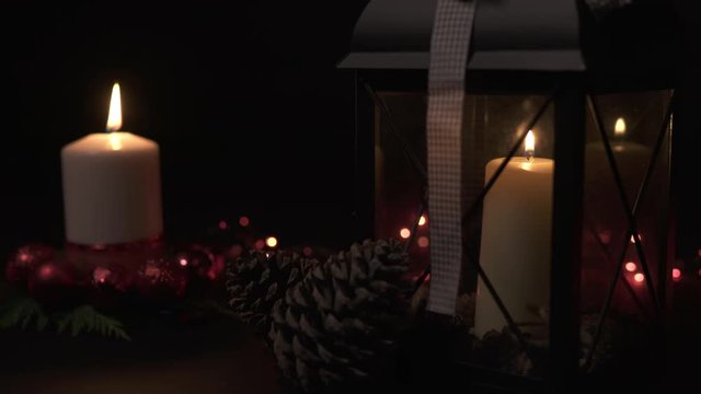 Candle burning and extinguishing