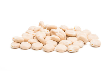 beans lupine isolated