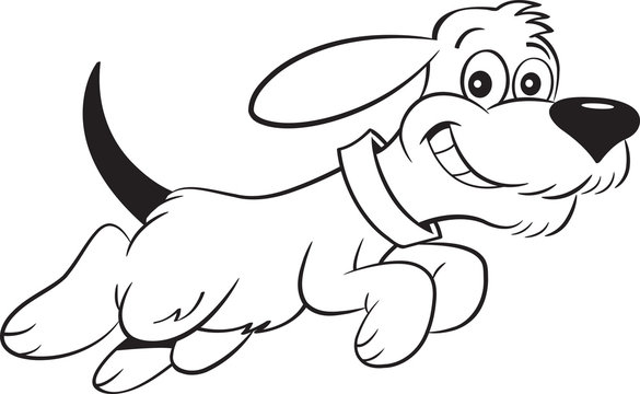 Cartoon Dog Outline Images – Browse 95,979 Stock Photos, Vectors, and ...