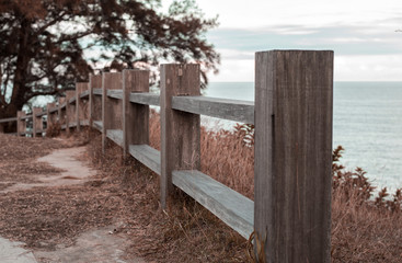 wooden fence.